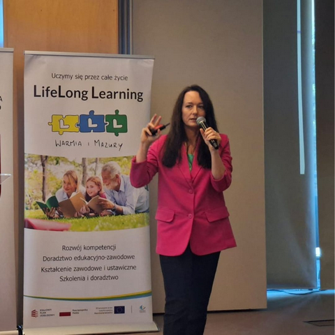 OTK Olsztyn Prelegentka Maja Kornel Konferencja Doradca zawodowy 1